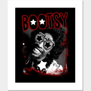 bootsy collins funky man Posters and Art